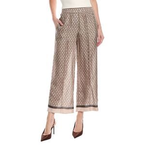 Brunello Cucinelli Womens  Pull-On Silk Pant